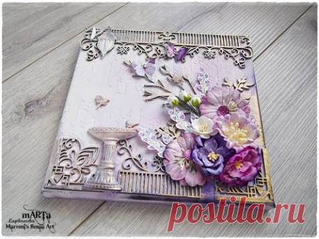 Mixed Media Canvas Tutorial 'Secret Garden'