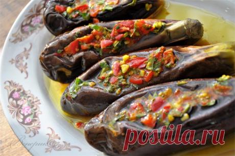 Маринованные баклажаны по-египетски.