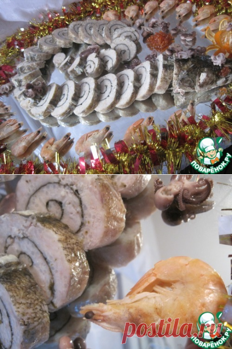 Фаршированный судак - кулинарный рецепт