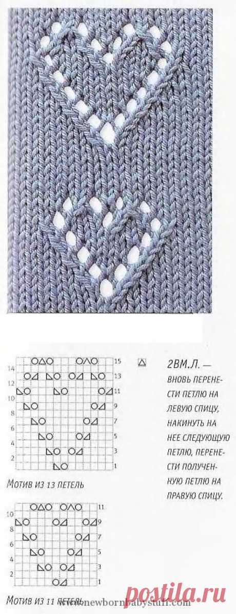 Baby Knitting Patterns Ажурные узоры спицами