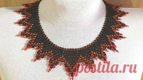 Bead NECKLACE/Diy necklace/Black necklace/КОЛЬЕ из бисера/Колье своими руками/Натали Амапола Автор - Натали Амапола🌺🌺🌺 ПОДПИСЫВАЙТЕСЬ👇👇👇https://www.youtube.com/channel/UCN_8yFM4W9j31phzb97dB7w?sub_confirmation=1  Бисер покупаю тут https://melod...