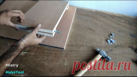 Роторный шлифовальный станок (из дрели и фанеры)