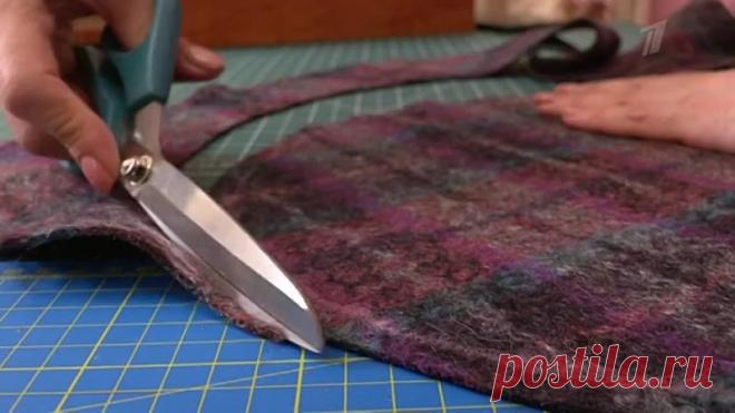 Берет из лоскутков