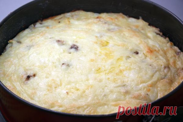 Нежная, сочная, ароматная… Картофельная запеканка с грибами — Вкусные рецепты