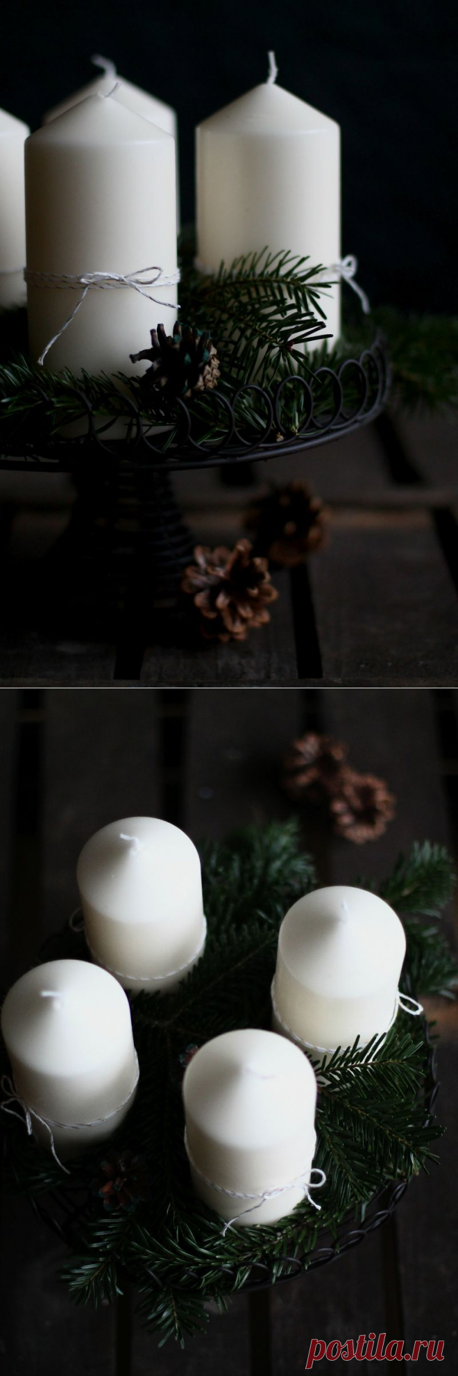 DIY - Last Minute Adventskranz