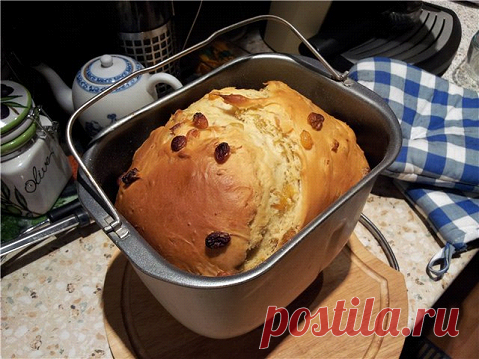 Пасхальный кулич в хлебопечке, рецепт с фото