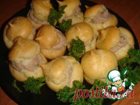 Эклеры с паштетом из куриной печени - кулинарный рецепт