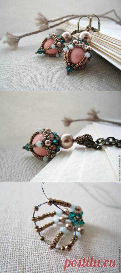 Плетём восточные серьги «Фергана» — DIYIdeas