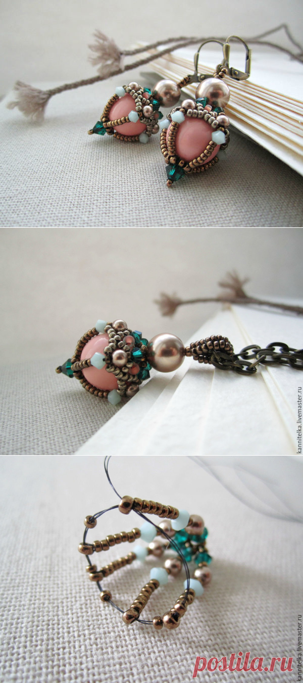 Плетём восточные серьги «Фергана» — DIYIdeas