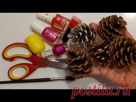 Как 🔥ОЧЕНЬ ПРОСТО 🔥 сделать ШИКАРНЫЕ - поделки на Новыйгод СВОИМИ РУКАМИ!увидев,захочешь сделать DIY