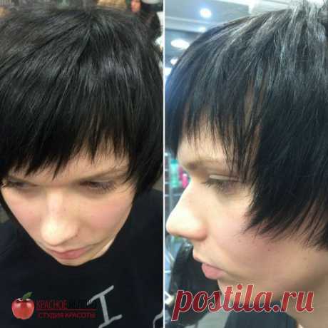 Креативная стрижка💇 от стилиста🎀 Алины м.Кузьминки. Бонус🔔🔍 такой прически – не требует🎇 укладки, достаточно👲😃 только вымыть🏊 и высушить волосы.