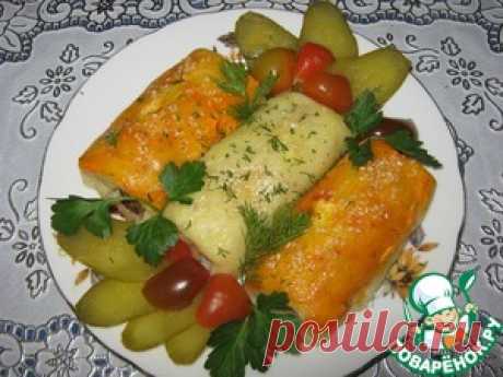 Картофельные рулетики с мясом .