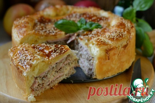Сельский мясной пирог – кулинарный рецепт
