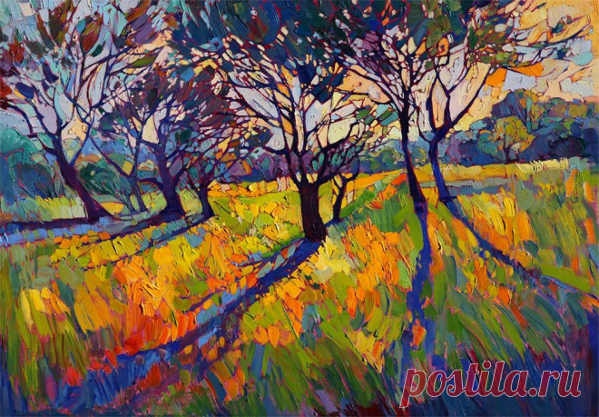 Erin Hanson.Мозаика цвета и света.