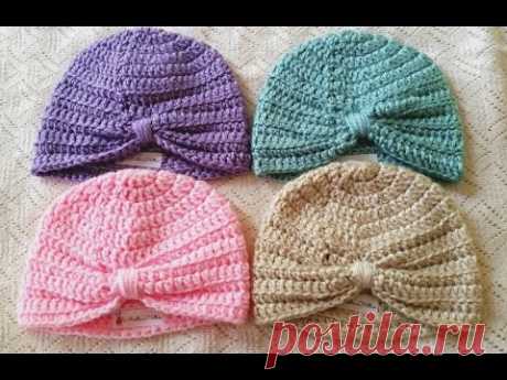 Baby Turban Crochet Tutorial