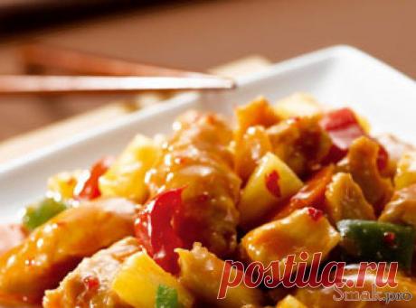 Курица в кисло сладком соусе рецепт с фото