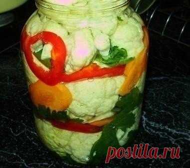 Цветная капуста в маринаде