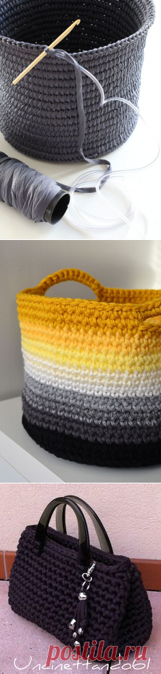 ابداعات الشنط مع خيوط الكليم