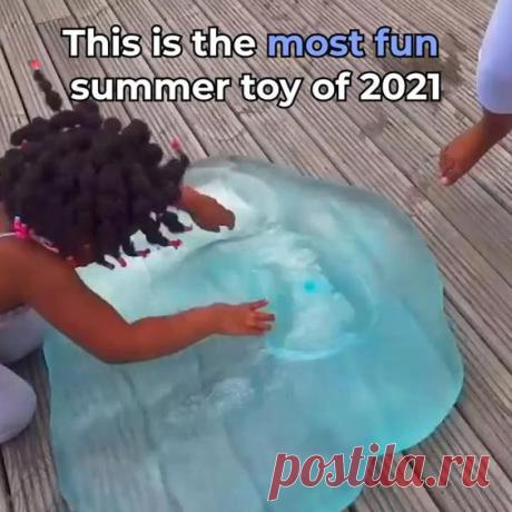The Bubble Ball is where the fun is at! Your kids will play on this thing for hours! It's perfect for summer parties, on the trampoline, and in the backyard.