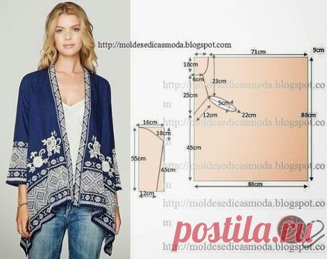 Моделирование оригинальных блузок и накидок — Сделай сам, идеи для творчества - DIY Ideas