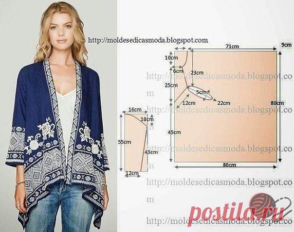 Моделирование оригинальных блузок и накидок — Сделай сам, идеи для творчества - DIY Ideas