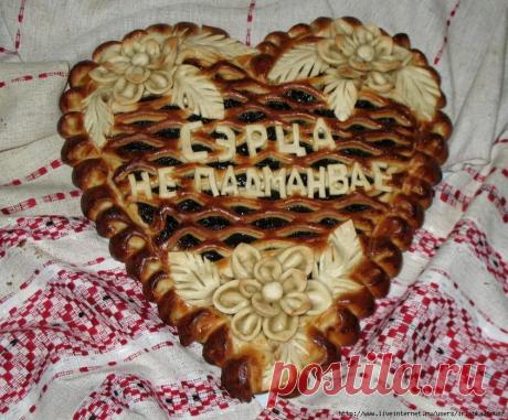 Праздничная выпечка &quot;Сердце не обманет&quot; или пост о том как красиво украсить выпечку....