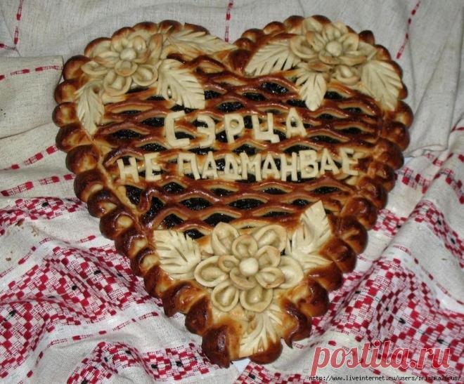 Праздничная выпечка "Сердце не обманет" или пост о том как красиво украсить выпечку....