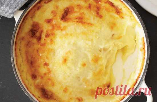 Рецепт картофельной шантильи с сырной корочкой