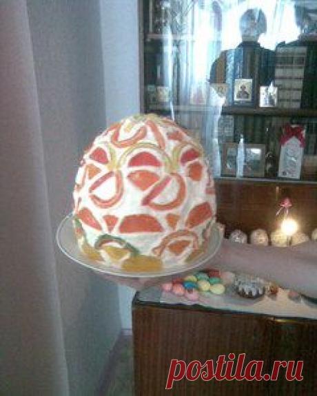 Торт ПИСАНКА (пасхальное яйцо) фото того, что получилось. Рецепт c фото, мы подскажем, как приготовить!
