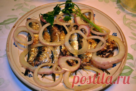 Жареные маринованные сардины