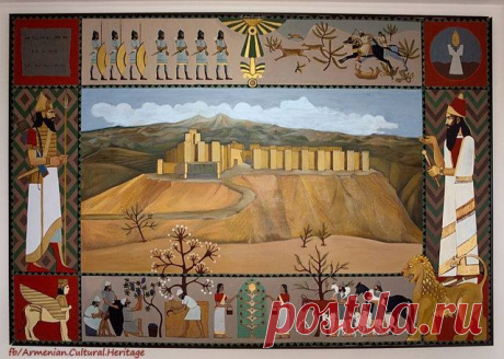 Painting at Erebuni Museum of what Erebuni may have looked like!
Картина в музее Эребуни, как выглядел Эребуни!