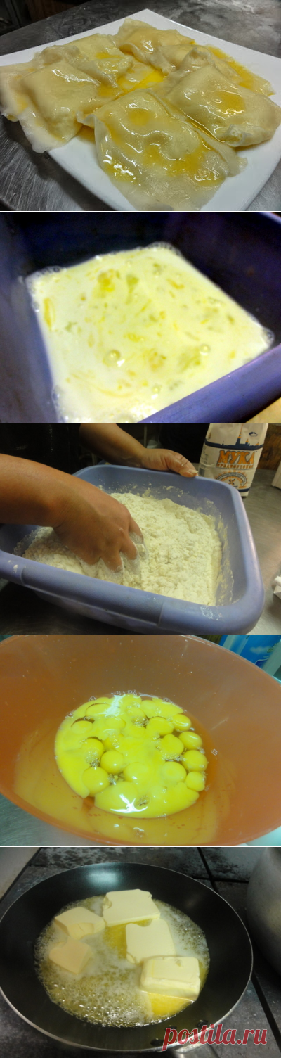 Моя копилка - Кухня: Яичные пельмени от Майи
