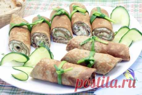 Рулетики из печени с начинкой – Рецепт с фото. Рецепты. Закуски. Закуски из мяса