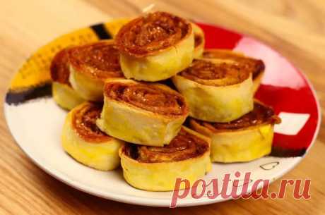 Мини-плюшки с корицей и яблоком. Вкуснейшая ароматная выпечка за считанные минуты!