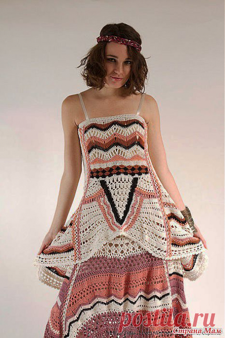 Вязанные платья в стиле бохо...: Дневник группы &quot;Все в ажуре... (вязание крючком)&quot; - Страна Мам