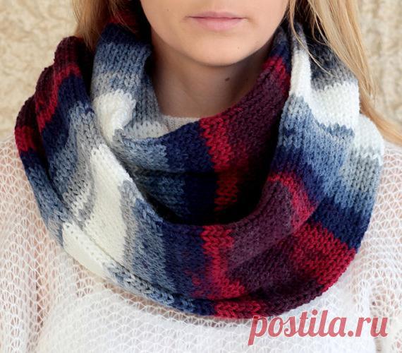 Узоры для снуда спицами: схемы и описание
