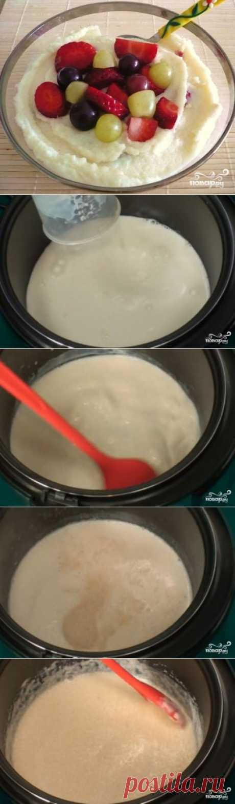 Каша манная в мультиварке - пошаговый кулинарный рецепт на Повар.ру