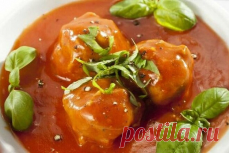 Тефтели с рисом в томатной подливе в духовке - Dynastyofchefs.ru