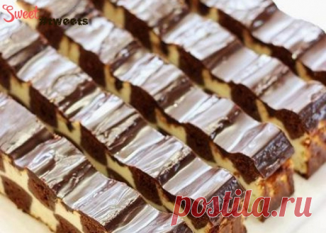 Чизкейк &quot;Шахматная доска&quot; | Sweet Twittes