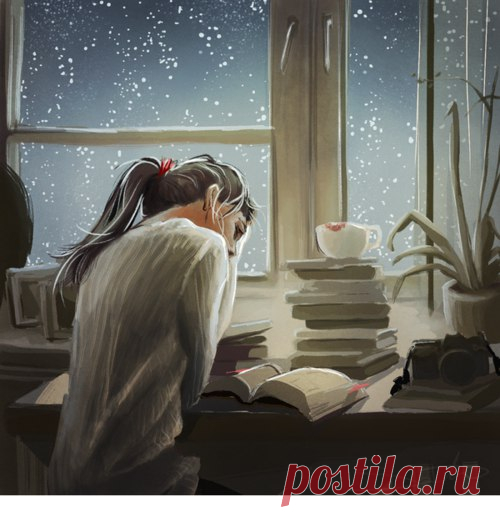 Ночь. Комната. Курсач. Методы. 
Пять ложек кофе на стакан. 
Шальные нервы, словно годы, 
Сгорают быстро, как пропан. 
Не сдашь - тебя постигнет кара, 
Глаза похожи на рубин. 
Ночь. Комната. Курсач. Запара. 
И вместо крови - кофеин.