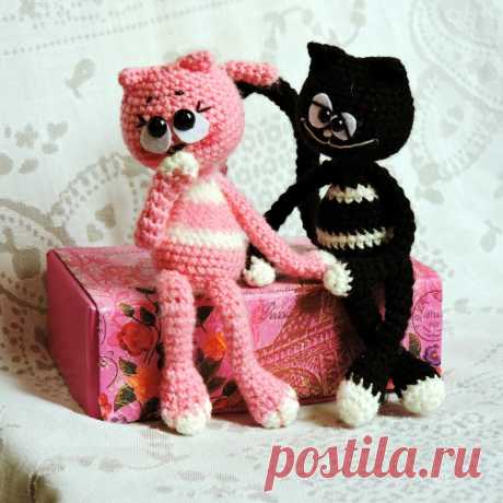 Мартовские котики.
#игрушки#своими_руками#крючком#амигуруми
