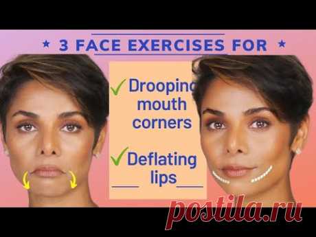 WHAT IS AGING YOUR LIPS? 3 anti-aging face exercises to lift downturned lips/Blush with me face yoga