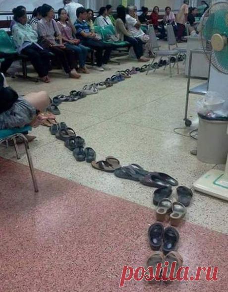 Очередь в Таиланде