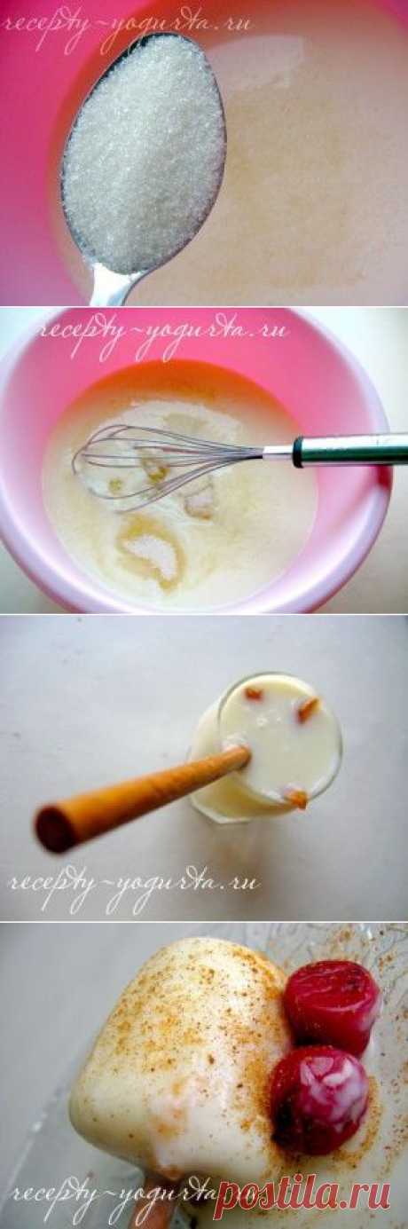Оригинальное домашнее мороженое из йогурта |