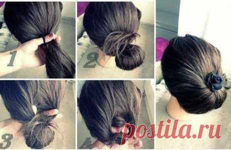 Опять любимый пучок)) Так просто и элегантно)