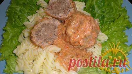 Кулинарный блокнотик для дочери - Блюда из мяса - Тефтели с сюрпризом