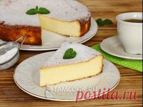 Воздушный творожник — рецепт с фото Сегодня испечём вкусный и нежный творожный манник в духовке (без муки). Его здорово подавать на завтрак или ужин к чаю.