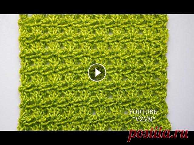 Простые узоры крючком для начинающих . Узор "Сосновые лапки"  Урок 46   Easy crochet for beginners Простые узоры крючком для начинающих- хорошая возможность связать что-то быстро, когда не требуется владеть крючком в совершенстве. Достаточно уметь в...