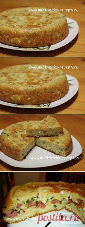 Два пирога на майонезе в мультиварке |