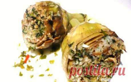 Артишоки alla Romana | Кулинарные рецепты от «Едим дома!»
